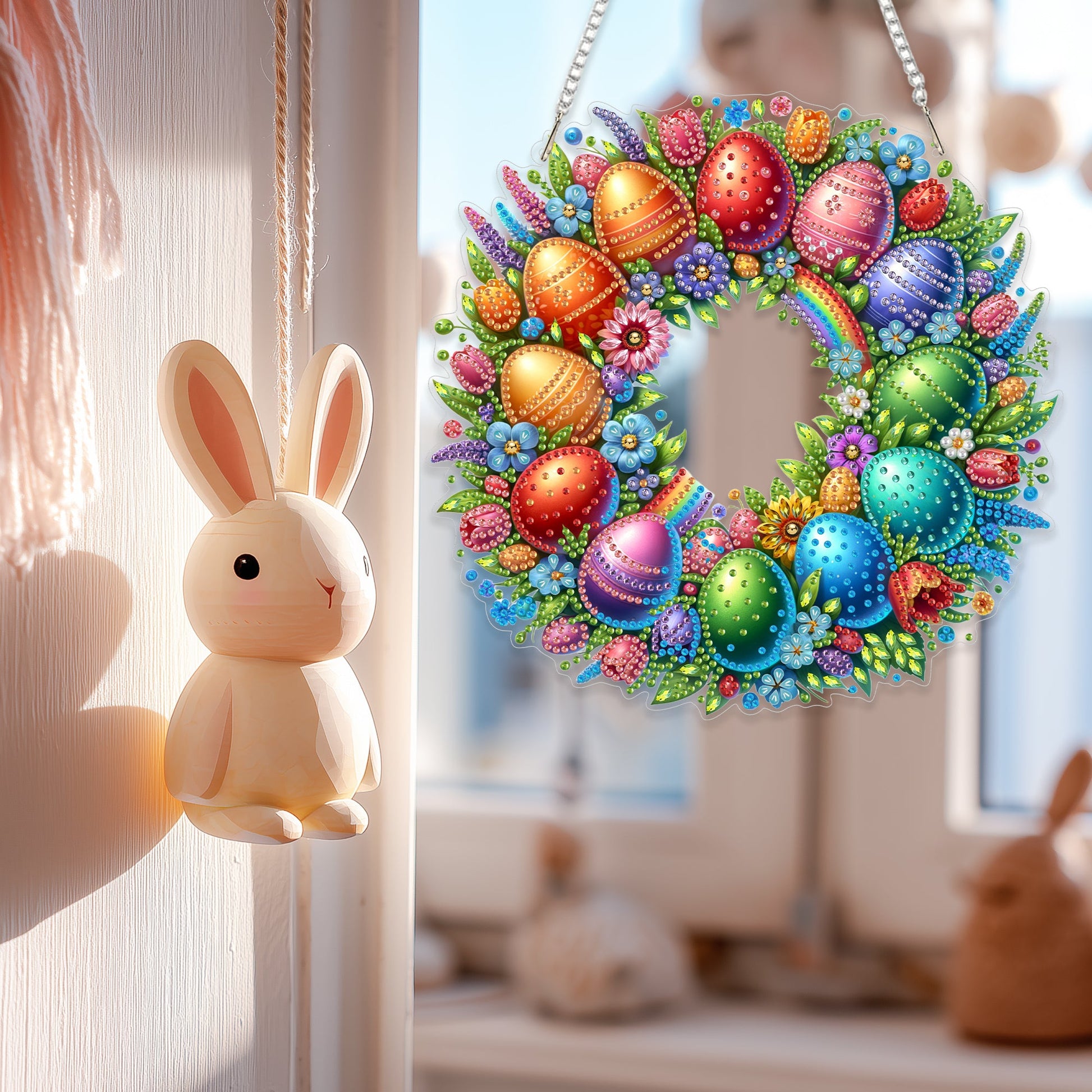 Easter Eggs Wreath