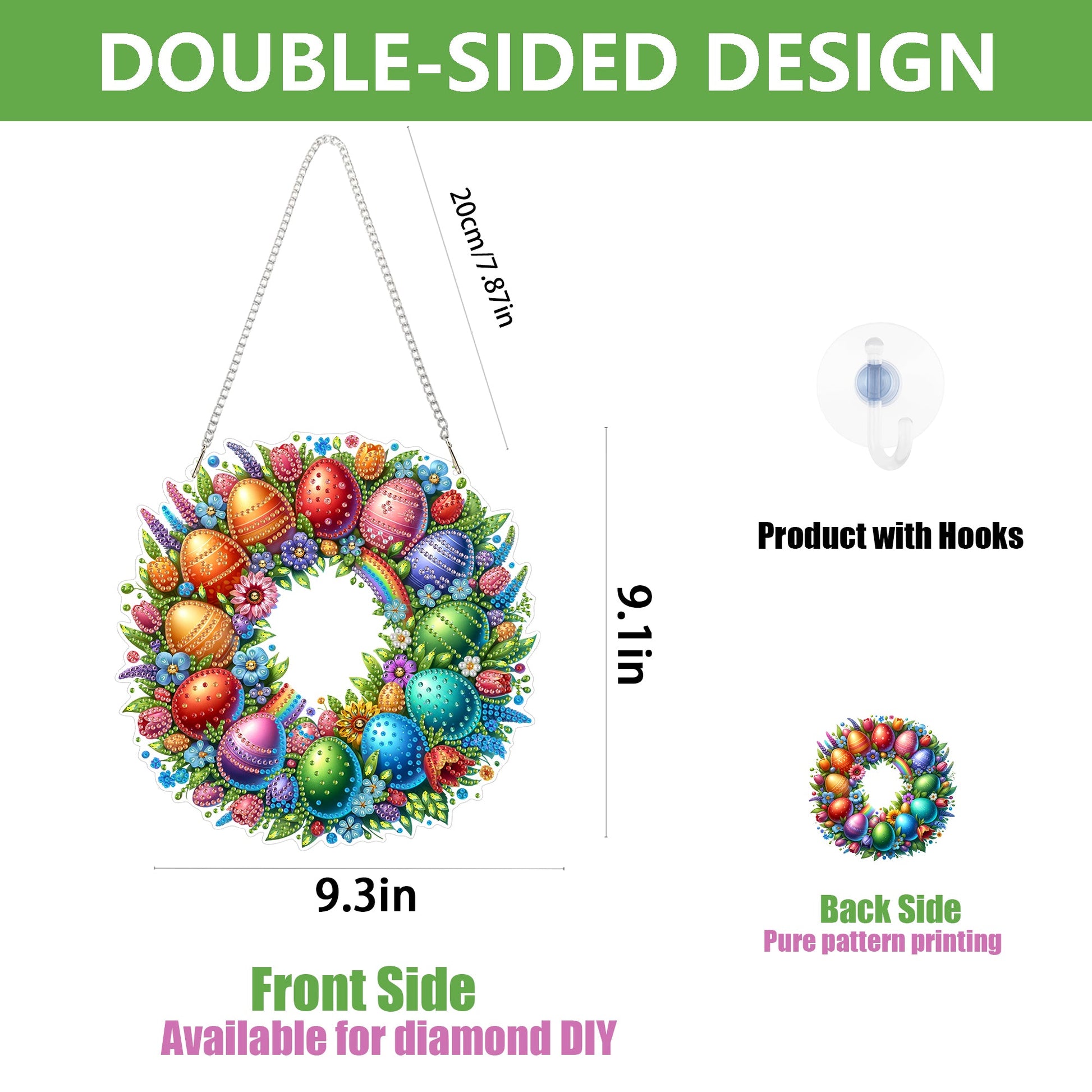 Easter Eggs Wreath