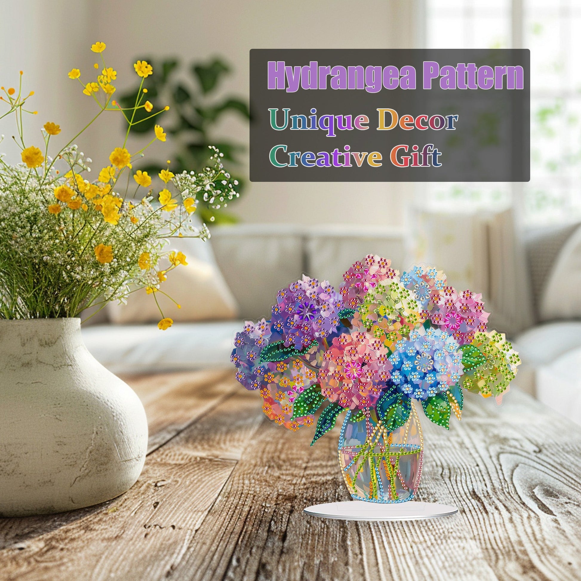 Hydrangea Flower in a Vase