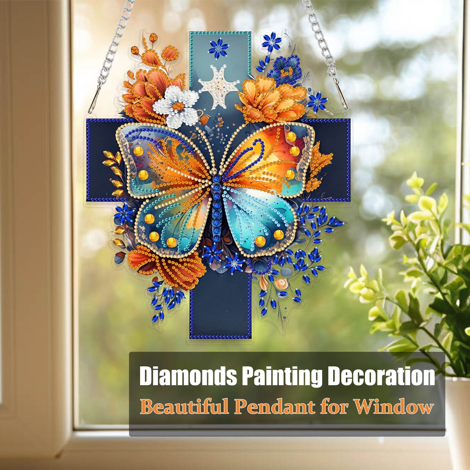 Cross with Butterfly