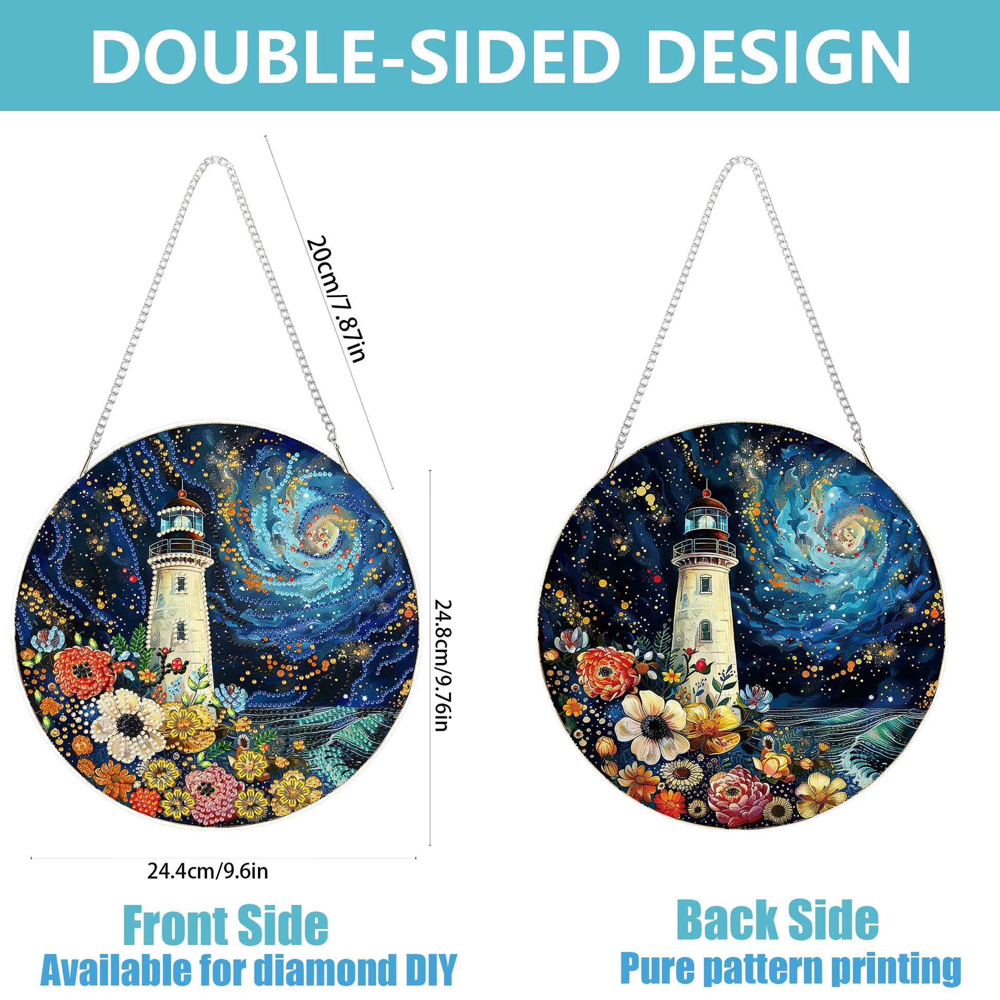 Lighthouse under the Starry Sky