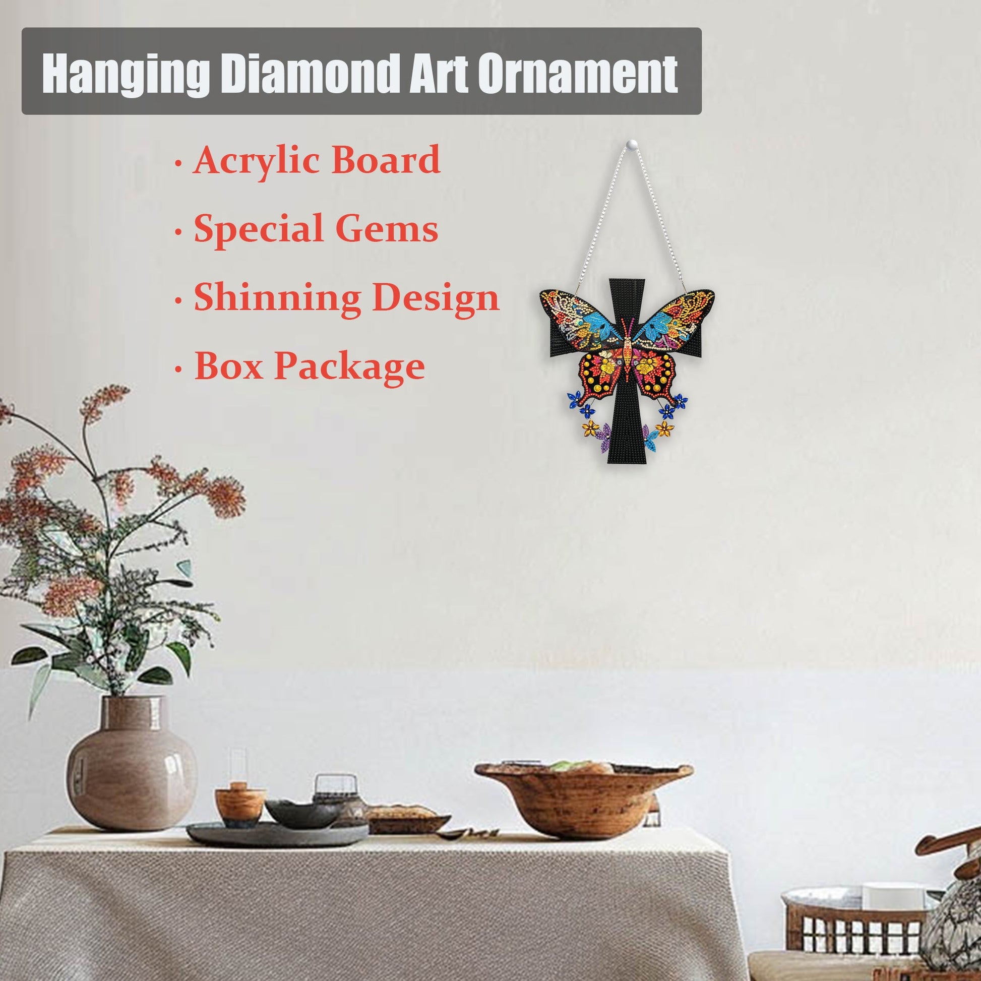 Cross with Butterfly