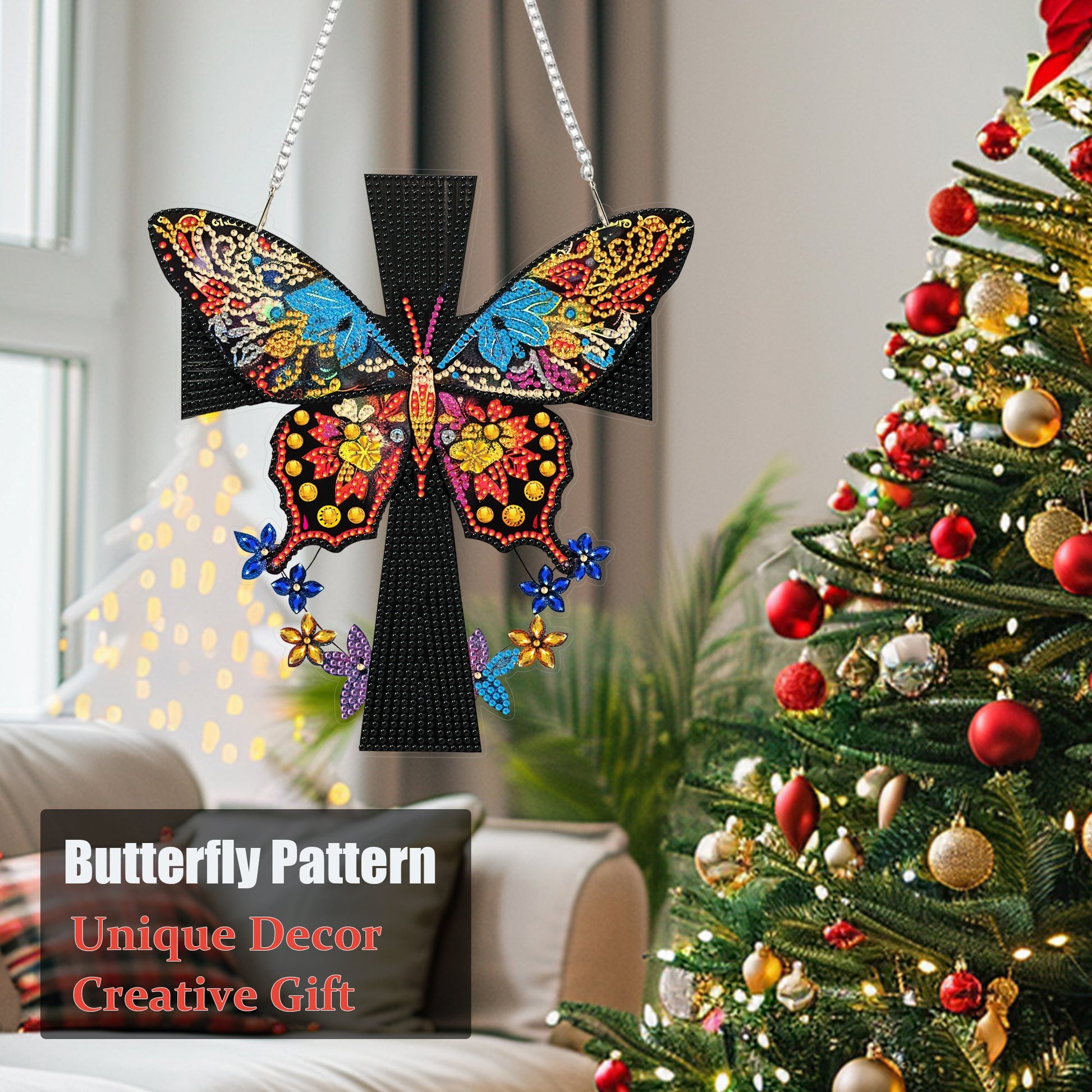 Cross with Butterfly