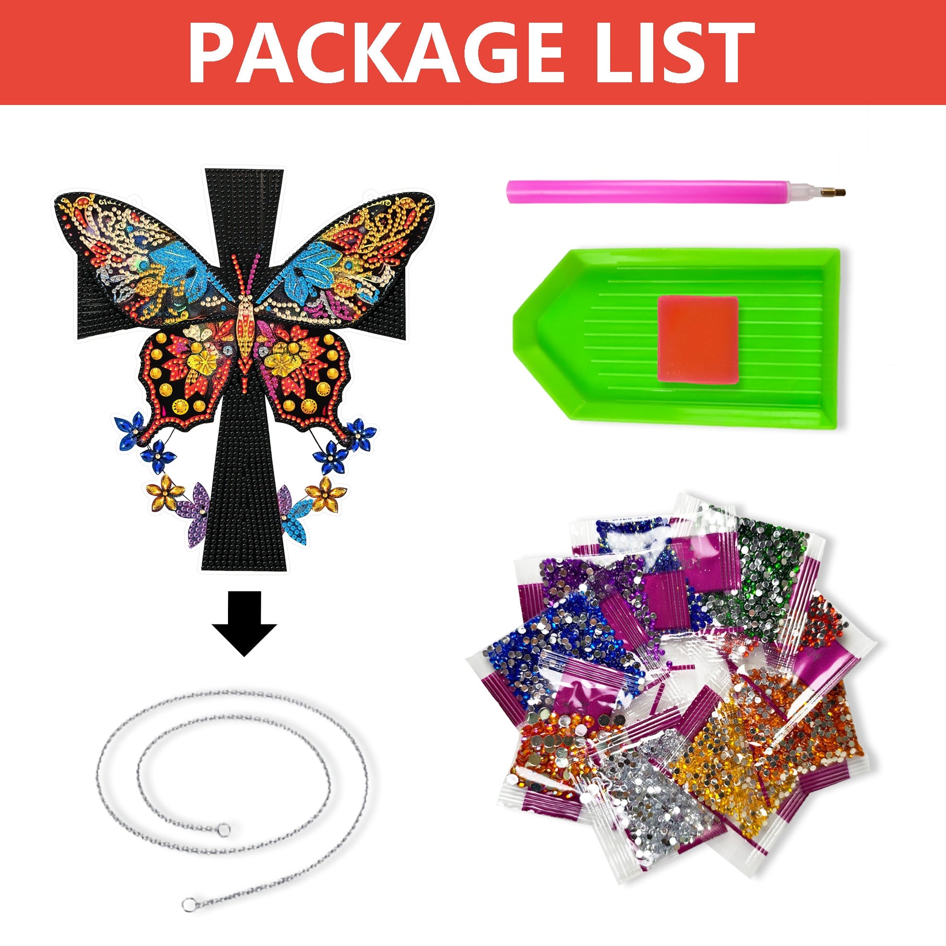 Cross with Butterfly