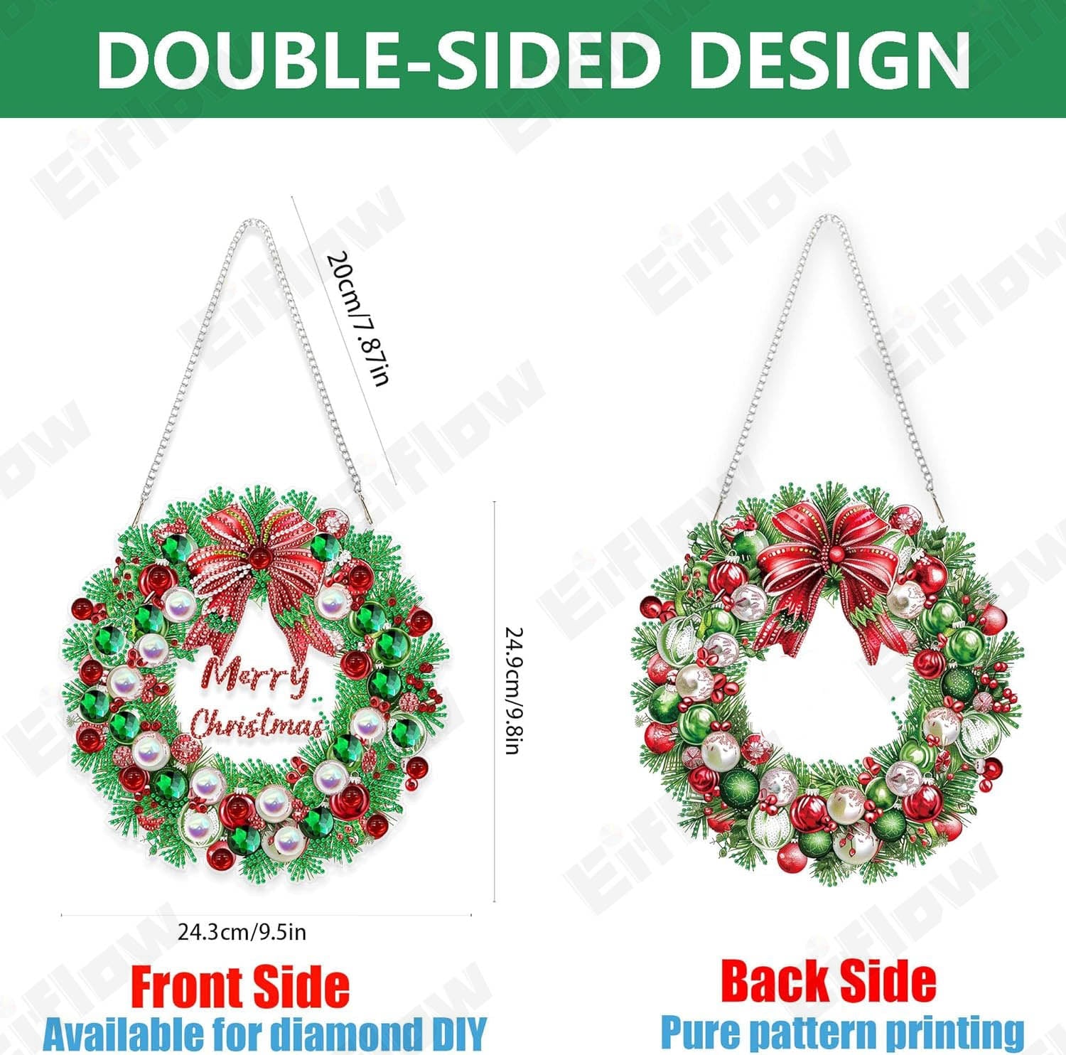 Hanging Pendant, Christmas Wreath