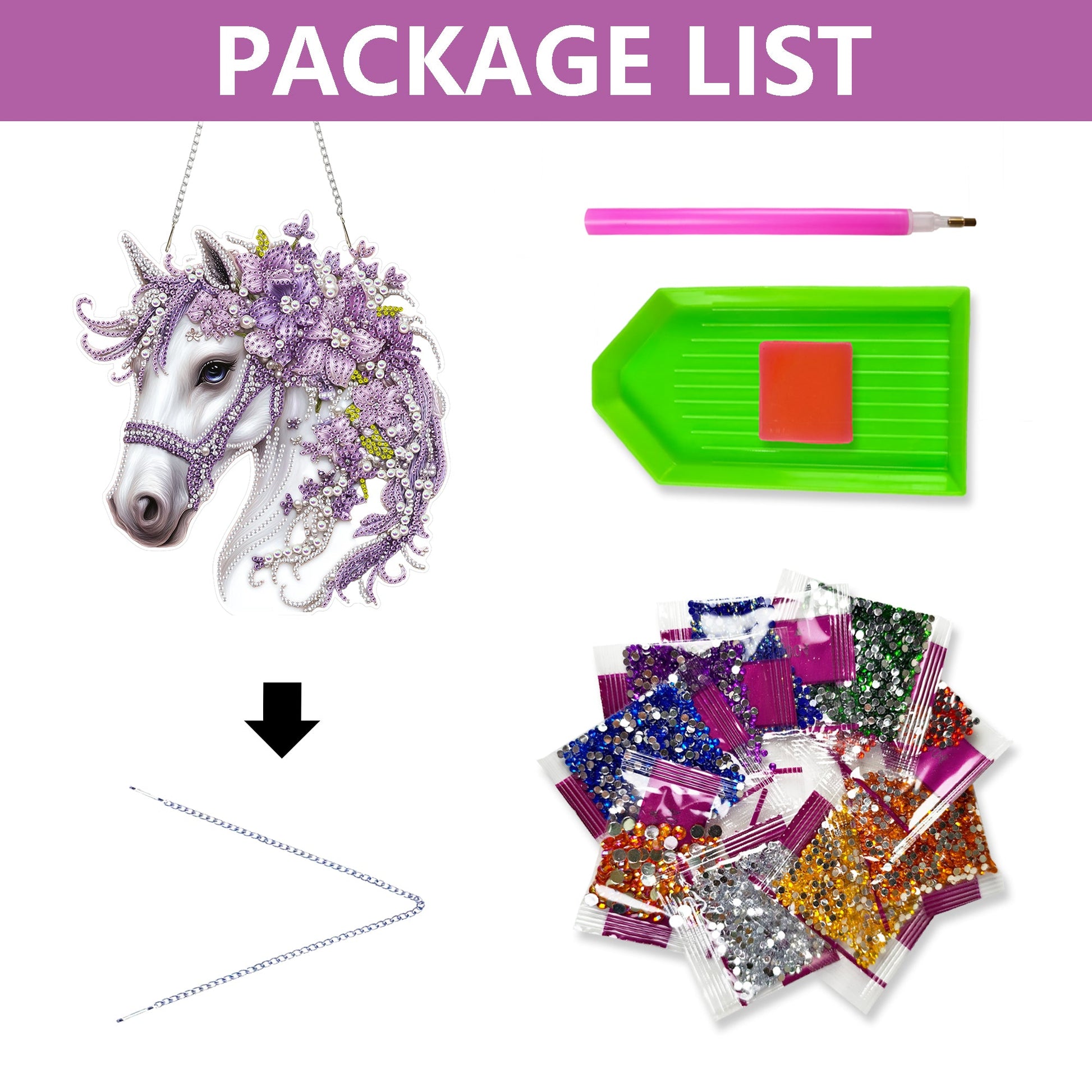 Adorned with Purple Pearls